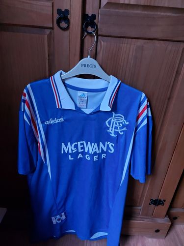 Customer photo review of Glasgow Rangers 1996/97 Home kit