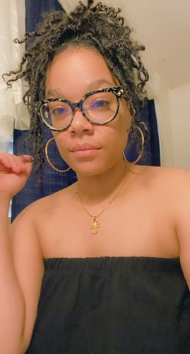 Customer photo review of Hand Of Fatima- Hamsa Gold Necklace