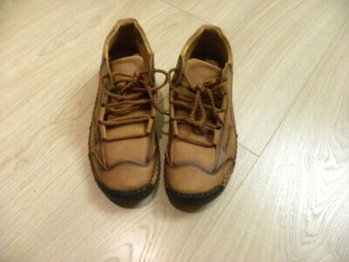 Customer photo review of Hand Stitching Soft Leather Boots