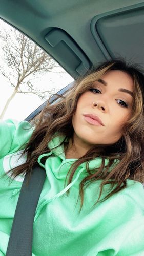 Customer photo review of Ascot + Hart Smile Logo Hoodie