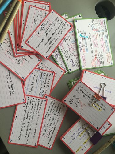 Avis photo d'un client sur Flashcards FLASH 2.0 OXFORD # 80 cartes 7,5 x 12,5 cm - ligné