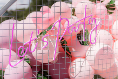 Customer photo review of Lets Party Neon Lights