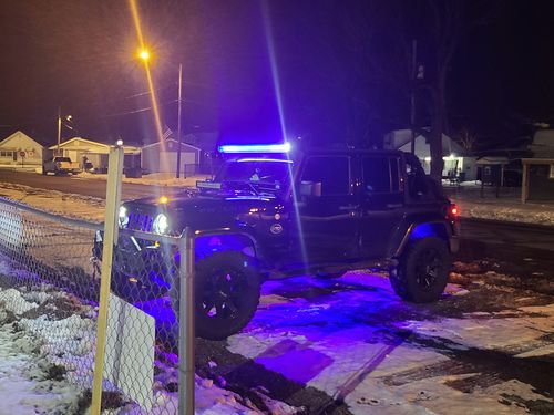 Customer photo review of Dual Row Transparent Colored Inserts