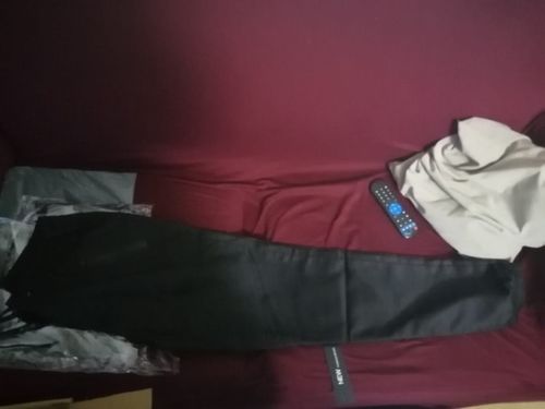 Customer photo review of Mens Basic Chinos Sweatpants