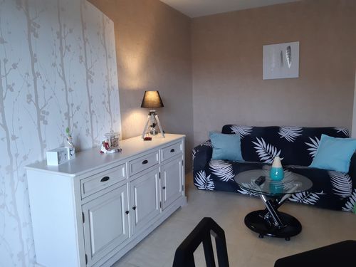 Customer photo review of Housse De Canapé Extensibles - Motif Alpestris