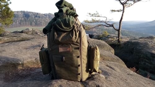 Customer photo review of Patches für Rucksack (Olivgrau)