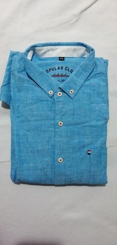 Customer photo review of Cotton and Linen Blend Smart Casual Mens Shirt