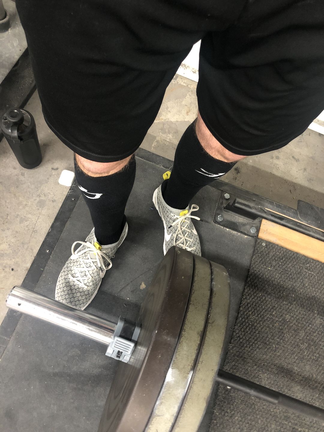 Customer photo review of Strength Shop Deadlift Socks - Black