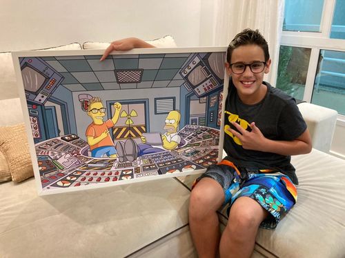 Customer photo review of RETRATO EM ARQUIVO DIGITAL FAMILIA AMARELA