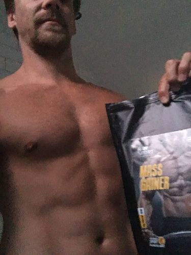 Customer photo review of Mass Gainer Protein Powder available in 3 Flavours