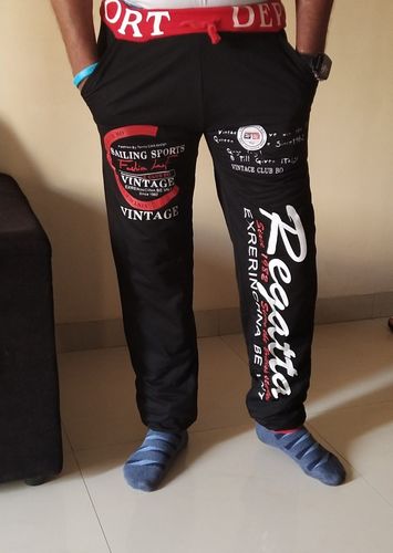 Customer photo review of Elastic Waist Printed Casual Pants