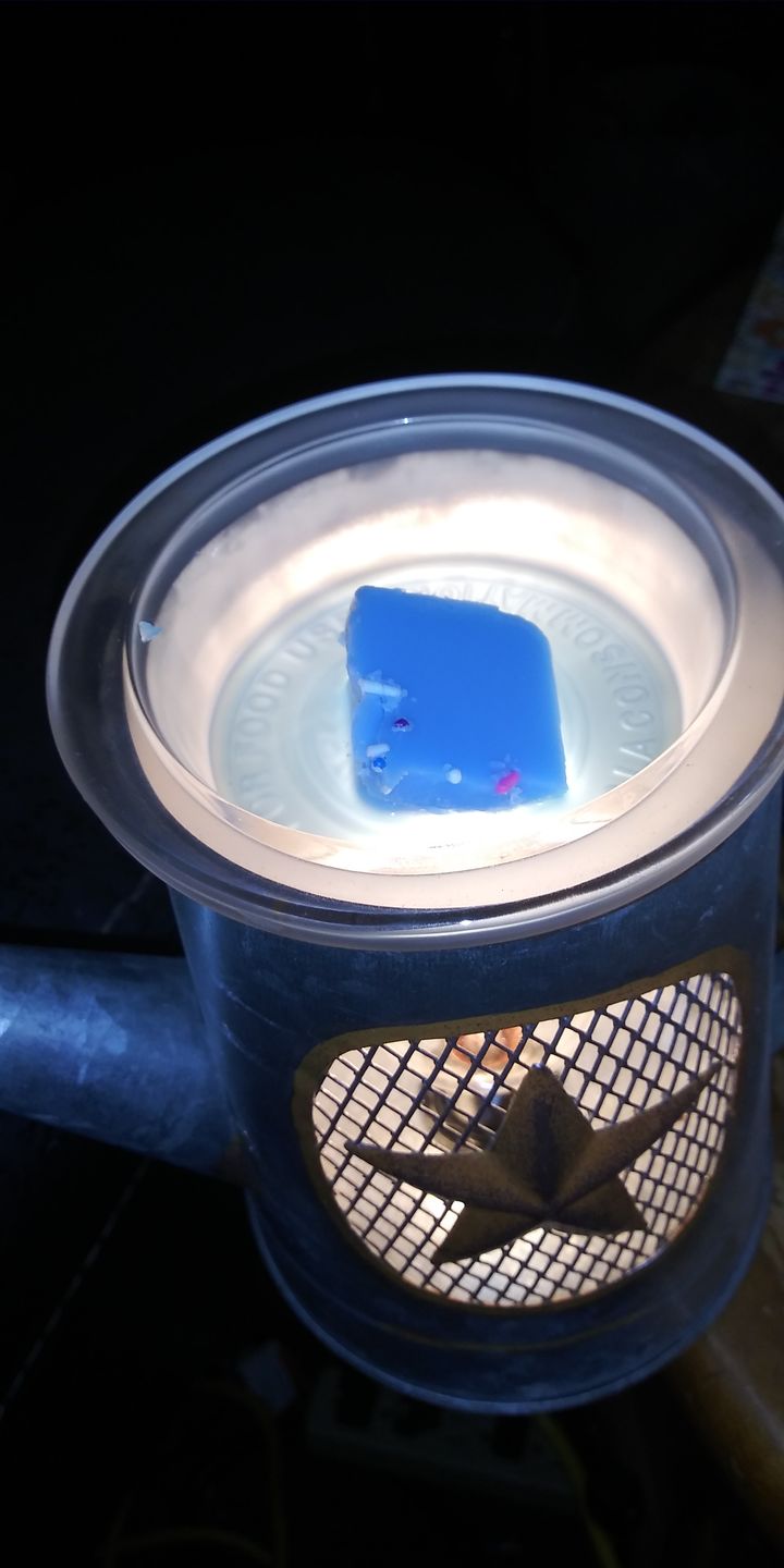 Customer photo review of Aurora Borealis Wax Melts