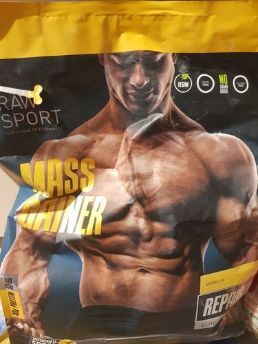 Customer photo review of Mass Gainer Protein Powder available in 3 Flavours