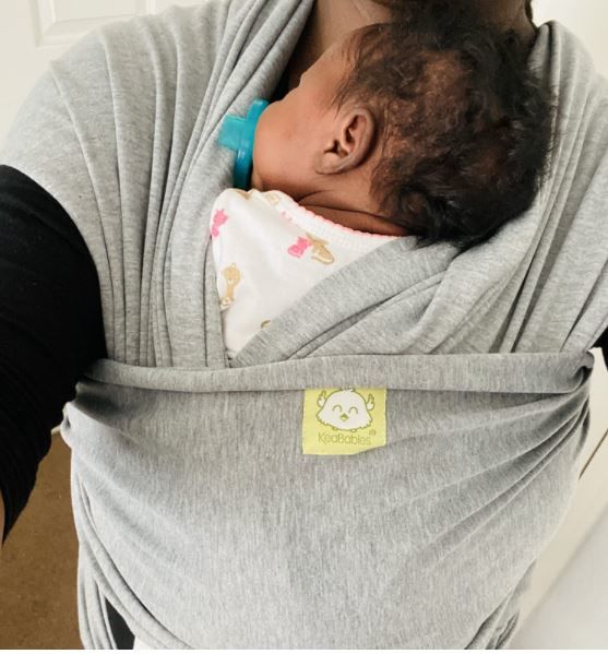 Customer photo review of Baby Wrap Carrier