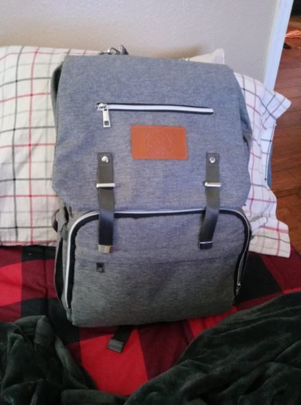 Customer photo review of Explorer Diaper Backpack