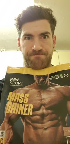 Customer photo review of Mass Gainer Protein Powder available in 3 Flavours