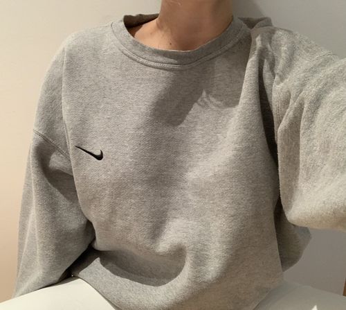 Customer photo review of Vintage Nike Mini Swoosh Sweatshirt Size XL