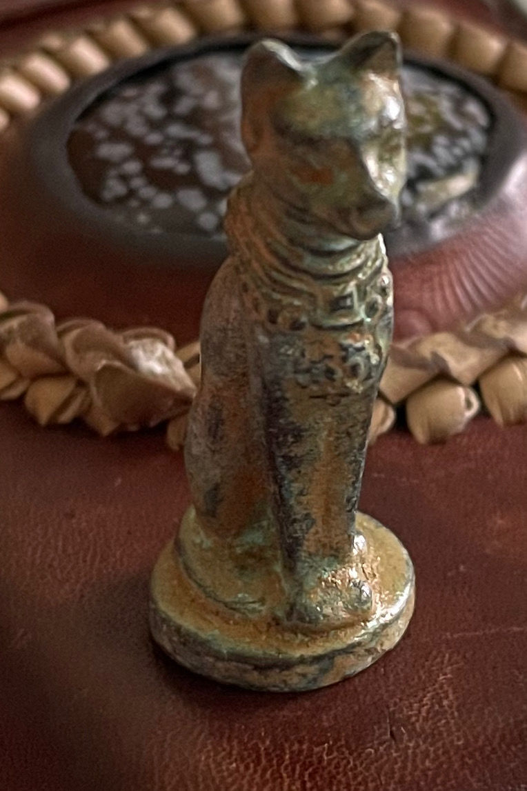 Customer photo review of Gatto Egizio in bronzo - Statuetta mignon