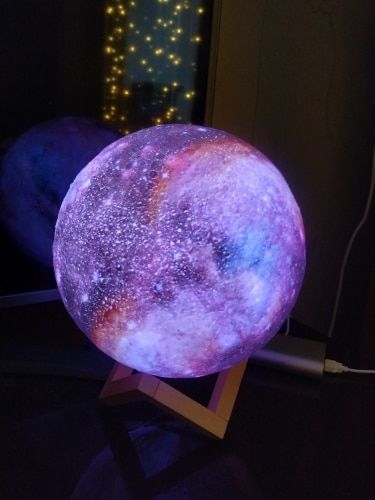 Customer photo review of Yunix Galaxy Lamp