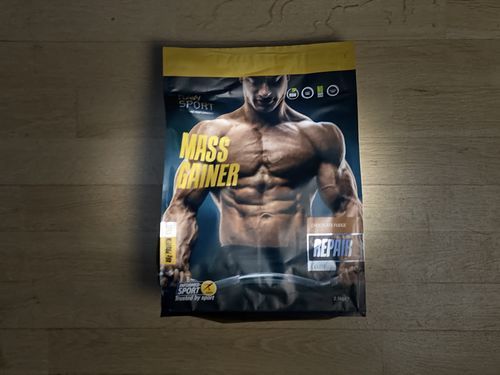 Customer photo review of Mass Gainer Protein Powder available in 3 Flavours