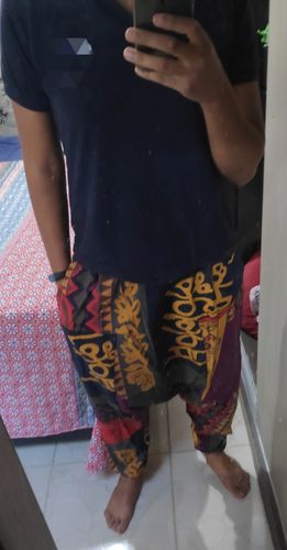 Customer photo review of Ethnic Style Cotton Harem Pants