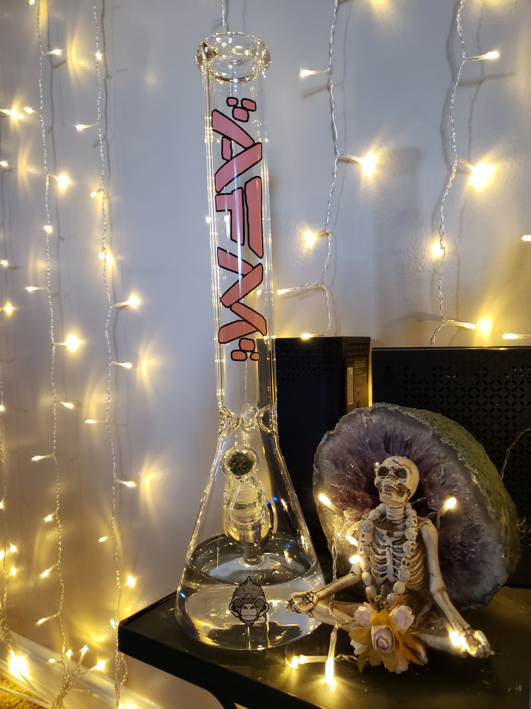 Customer photo review of The Beaker 5mm 18" - Clear