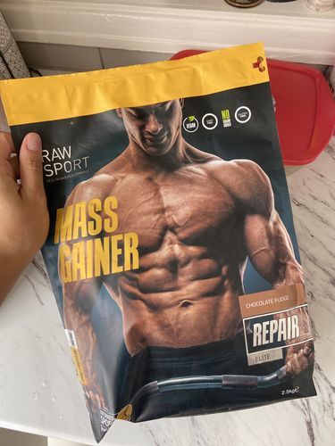 Customer photo review of Mass Gainer Protein Powder available in 3 Flavours