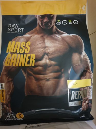 Customer photo review of Mass Gainer Protein Powder available in 3 Flavours