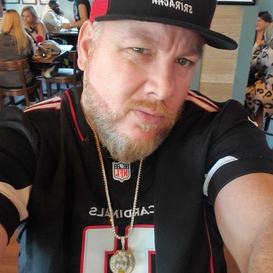 Customer photo review of Iced Out Lion Pendant