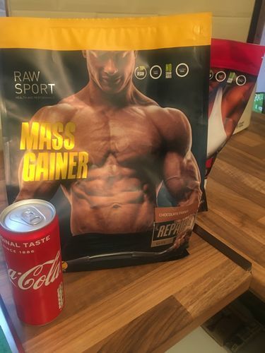 Customer photo review of Mass Gainer Protein Powder available in 3 Flavours