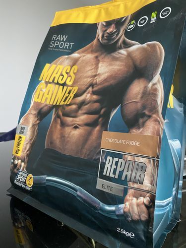 Customer photo review of Mass Gainer Protein Powder available in 3 Flavours