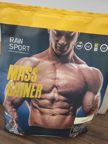Customer photo review of Mass Gainer Protein Powder available in 3 Flavours