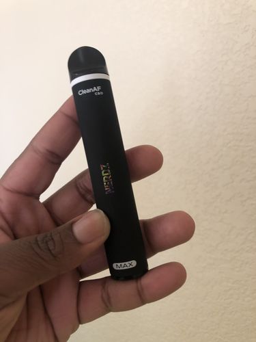 Customer photo review of 500 mg CBD Disposable Vape ~ CleanAF MAX in 10 Flavors