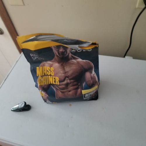 Customer photo review of Mass Gainer Protein Powder available in 3 Flavours
