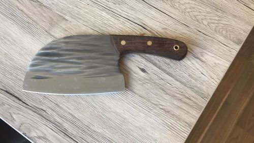 Customer photo review of Handgeschmiedetes Kochmesser - Serbian Style Ergonomic