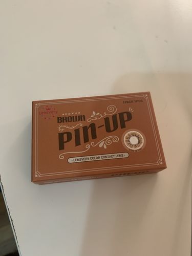 Customer photo review of Pin-Up Brown (1pcs) (Buy 1 Get 1 Free) 3Monthly G.DIA 12.2mm
