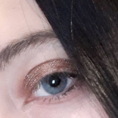 Customer photo review of Icoloured® Polar Lights Grey Colored Contact Lenses