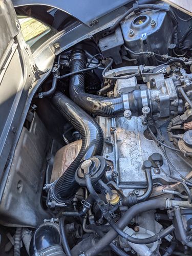 Customer photo review of Carbon Fiber/Forged CF Pipes w/ Side Mounted Intercooler Kit - Version 2 (2020+)