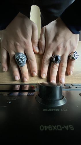 Customer photo review of TOTEM GEMSTONE RING