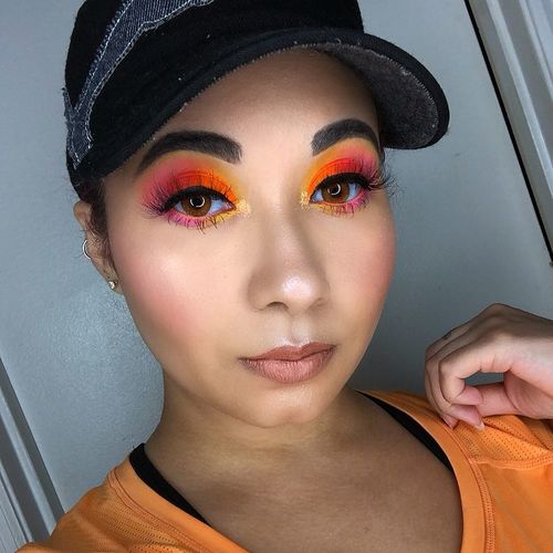 Customer photo review of Icoloured® Triple Brown Colored Contact Lenses