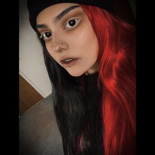 Customer photo review of Icoloured® Darknight Black Naruto Colored Contact Lenses