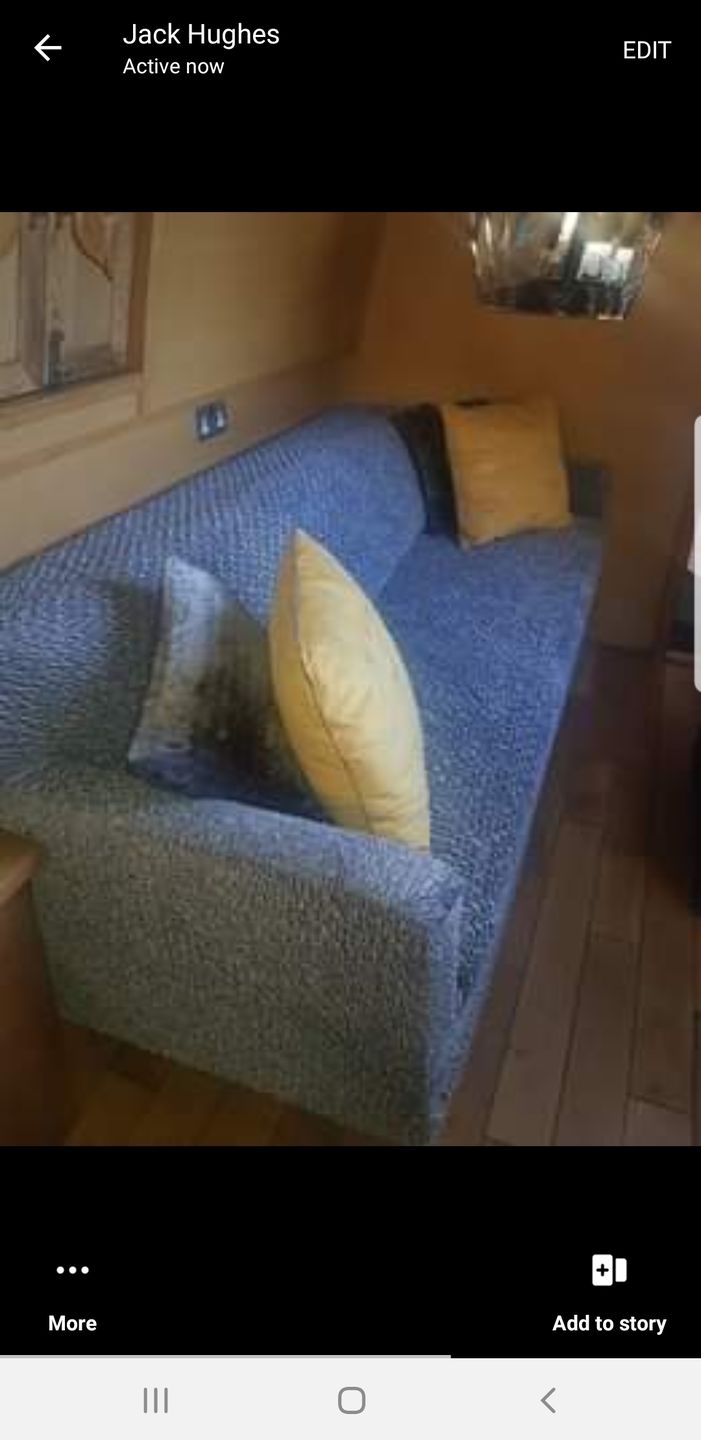Customer photo review of 3 Seater Sofa Cover - Grey, Velvet Collection