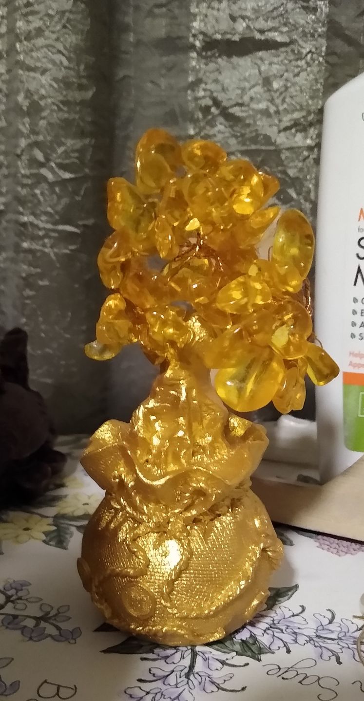 Customer photo review of Feng Shui Citrine Money Tree Wealth Ornaments