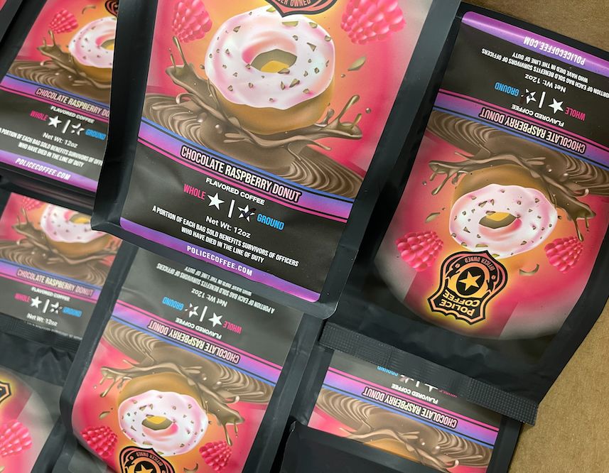 Customer photo review of Chocolate Raspberry Donut