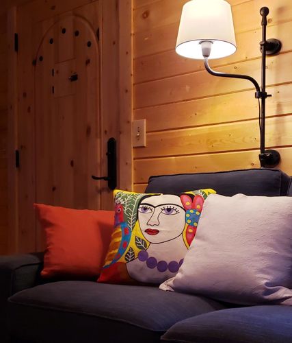 Customer photo review of Cotton Embroidered Classical Sofa Cushion Pillowcase