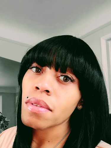 Customer photo review of Neala Brown Contact Lenses(12 months wear)
