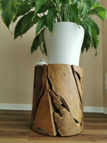 Customer photo review of Teak Holz Säule XILON