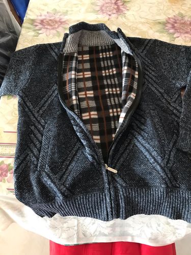 Customer photo review of Geometric Casual Knitted Cardigans