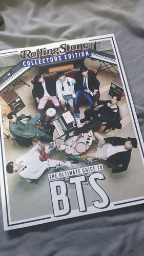 Customer photo review of Official Rolling Stones India Magazine 2020 BTS Special Collector Edition