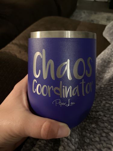 Customer photo review of SPECIAL | Chaos Coordinator 12oz Stemless Wine Cup